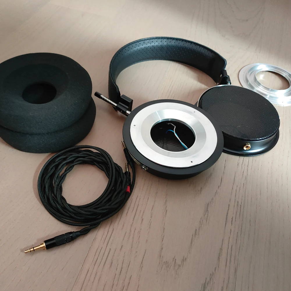 DIY Walnut Headphone Shell Kit for Headphones. Accessories for Over-Ear Headphones