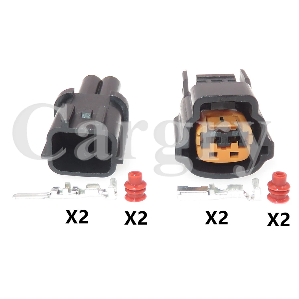 1 Set 2P Auto Bedrading Adapter Voor Hyundai Auto Elektrische Connector 6098-0137 Auto Mannelijke Plug Vrouwelijke Socket