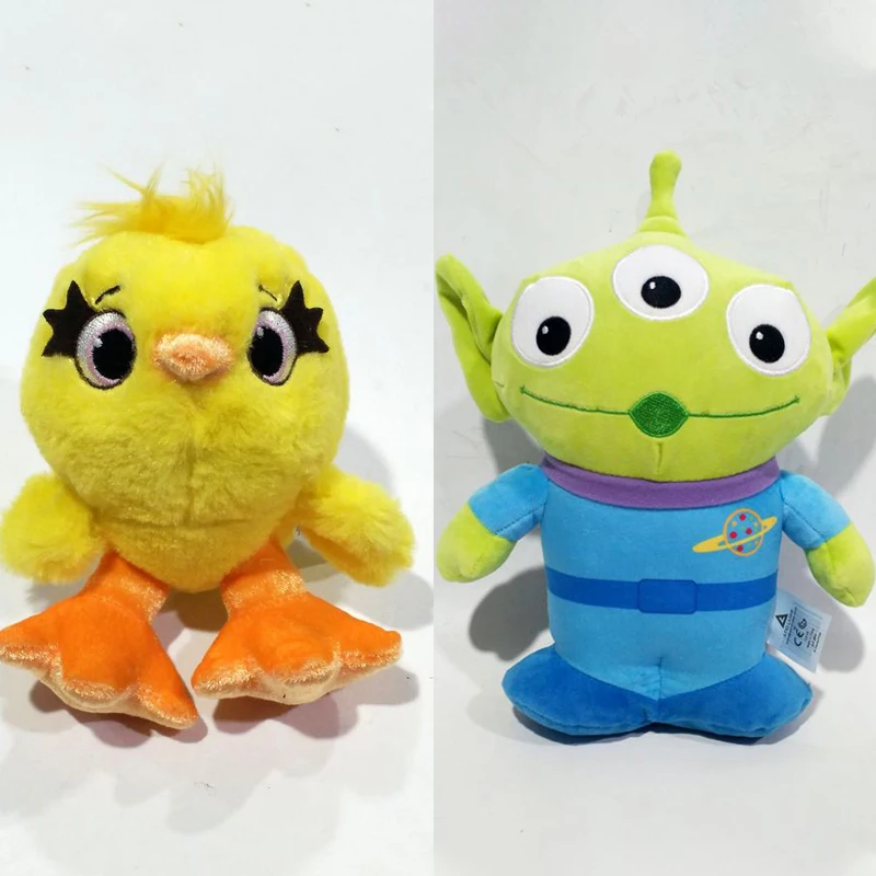

История игрушек 4, плюшевая кукла, космическая инопланетянин, трехглазовая плюшевая игрушка-утка для мальчика и ребенка, кукла в подарок