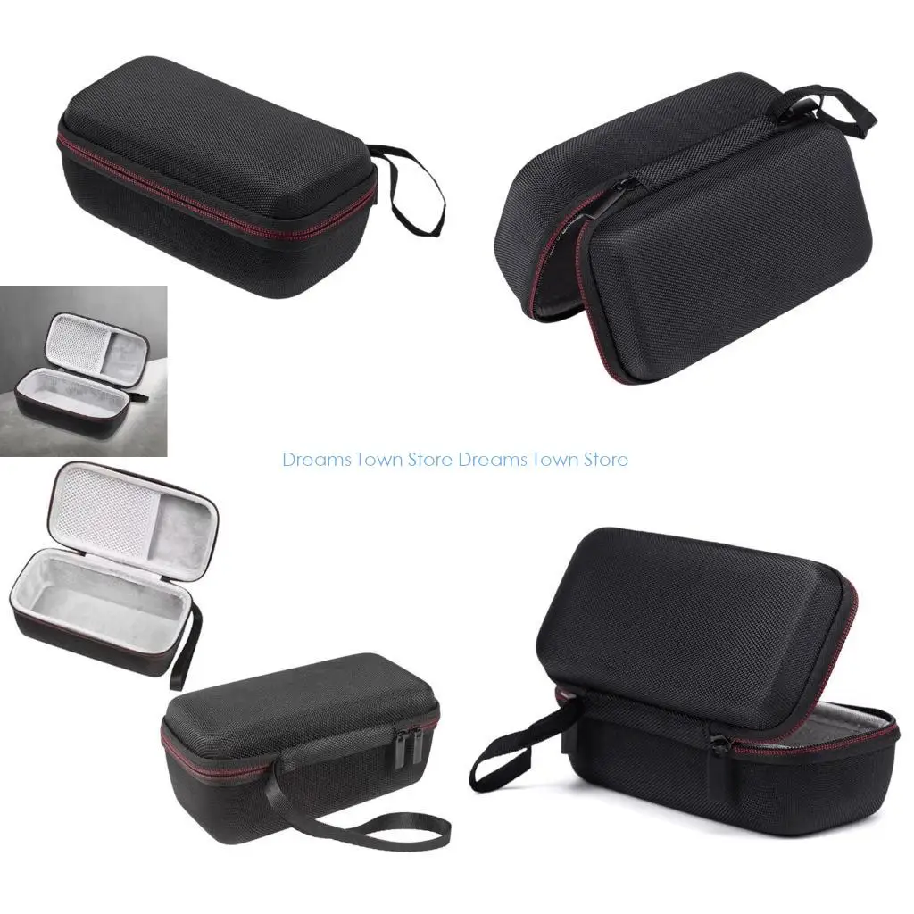 HX6A Portable EVA Case for RODE wirelessgo2 Microphone Carrying Storage Bag Soft Lining for Travel Office Home