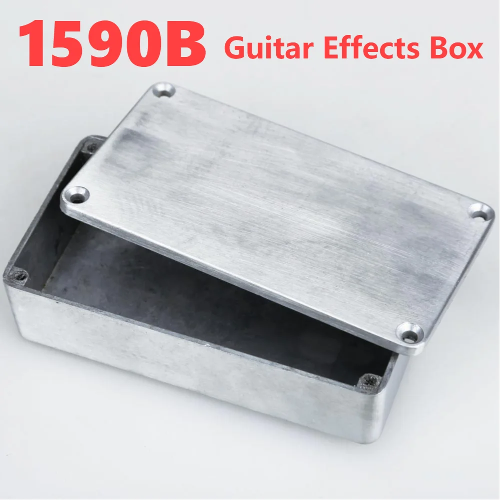 

1590B корпус педали эффектов с винтами, кабелем, коробка для стомп, алюминиевые чехлы для гитарных эффектов, сменный держатель, аксессуары для гитары