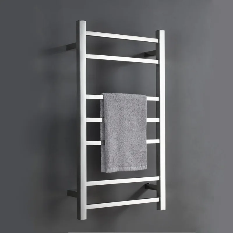 New Pexmax Bathroom Electric Tower Warmer Wall Mounted Towel Rack Steel Towel Warmer Electric Heated Towel Rail