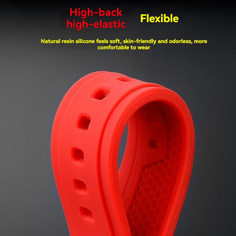 Replacement Waterproof Silicone Watch Band for Casio PROTREK PRW7000 PRW-7000FC | Men's Outdoor Sports Strap
