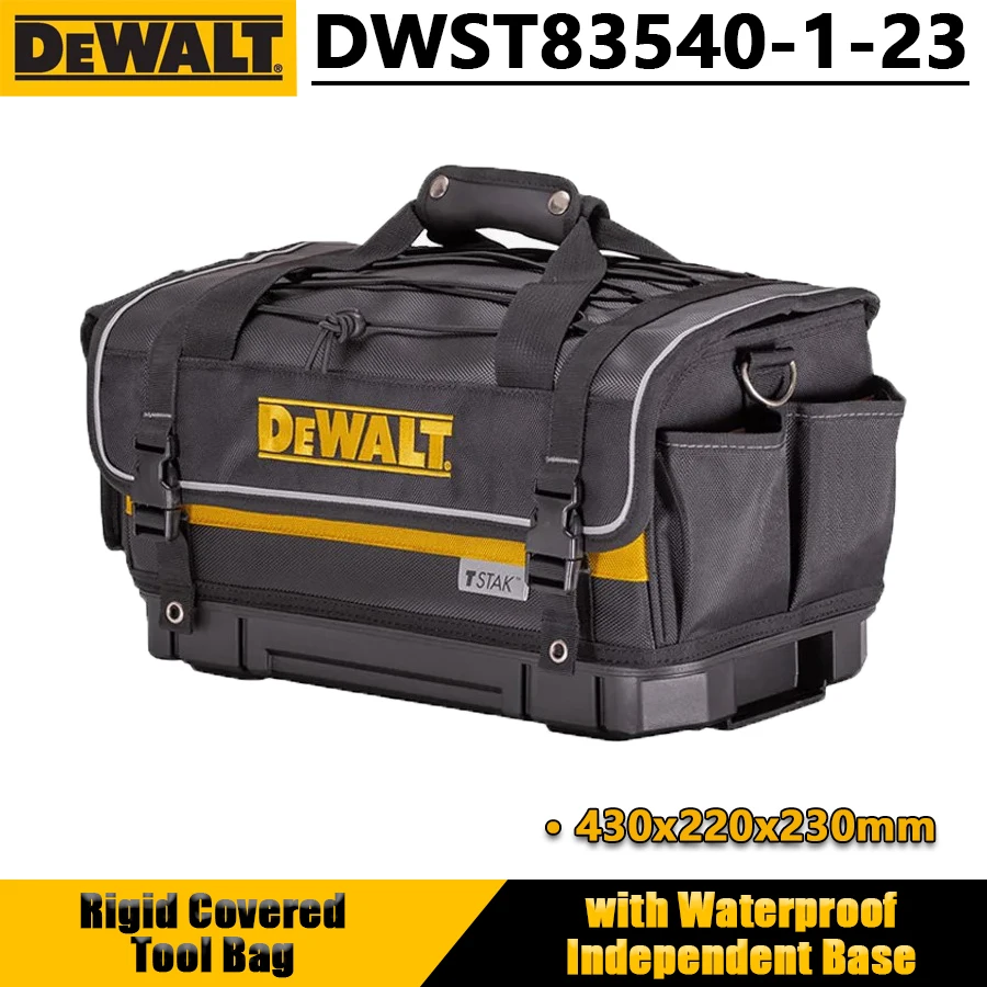 

DEWALT DWST83540-1-23 Жесткая сумка для инструментов с водонепроницаемым дном, портативная сумка для хранения, многофункциональный органайзер для инструментов, сумка-чехол для инструментов
