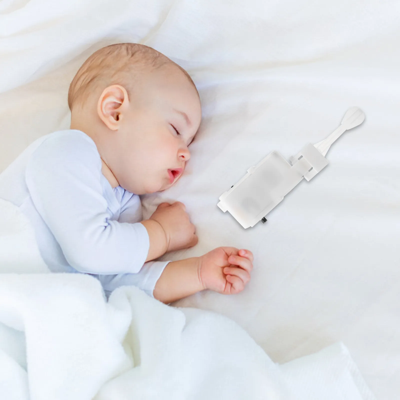 

Compact Comforter Remote Operated Rhythmic Patting Device 3 Tapping Modes Auto Off Portable Calming Sleep Solution
