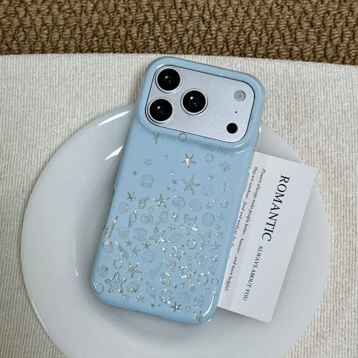 Korean Ins Mint Colored English Cross Angel Wings Phone Case For iPhone 18 17A 16 15 14 13 12 11 Pro 16 Plus Mini Y2K Cover ﻿ view 4
