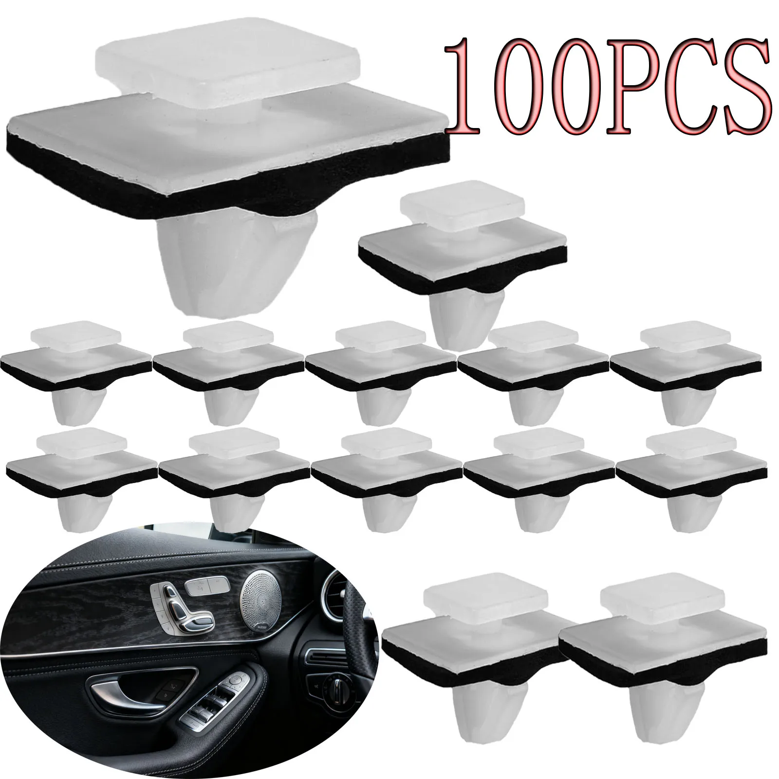 

5-100PCS Durable Auto Trim Retainer Clips Door Panel Fasteners For Hyundai Elantra / Kia Cerato Sportage Tucson / Haima Cars