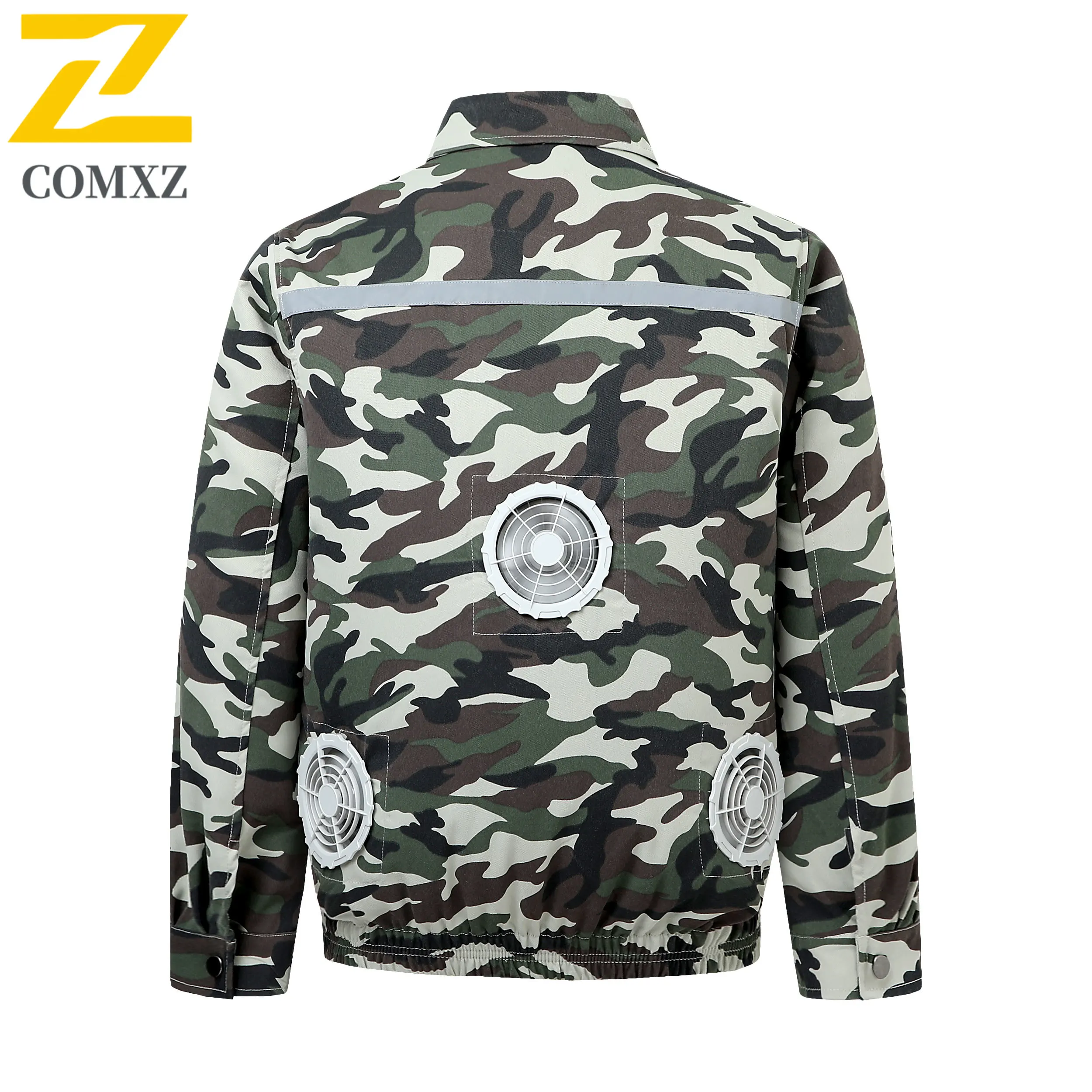 Fan Jacket Cooling Electric Fan Coat Cool Vest Air-conditioned Clothes Hiking Men's High Temperature Work Vest Cool Work Clothes