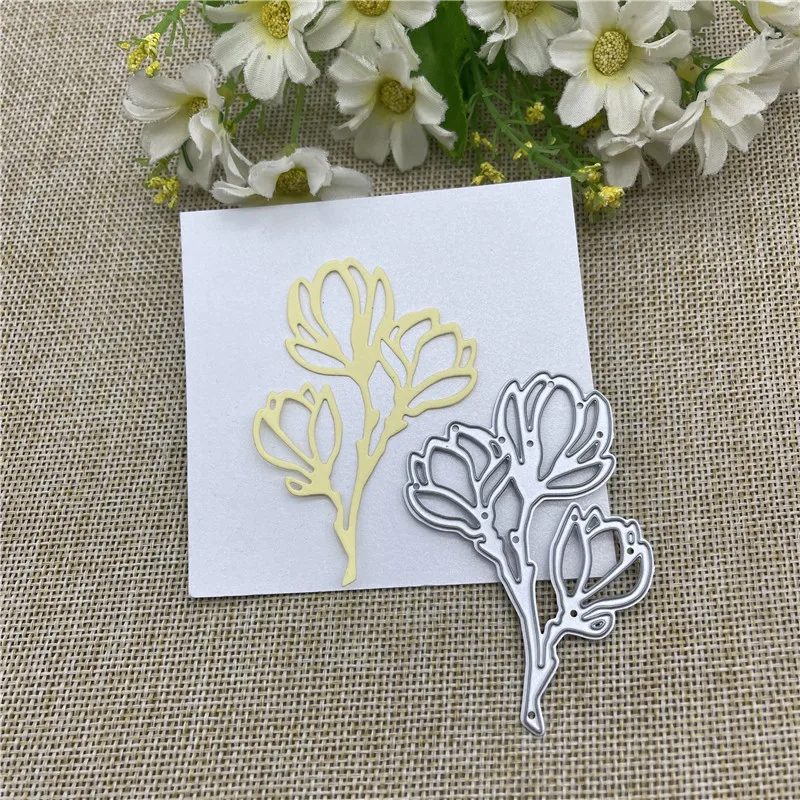 Flowers Lace background Metal Cutting Dies Stencils For DIY Scrapbooking Decorative Embossing Handcraft Template