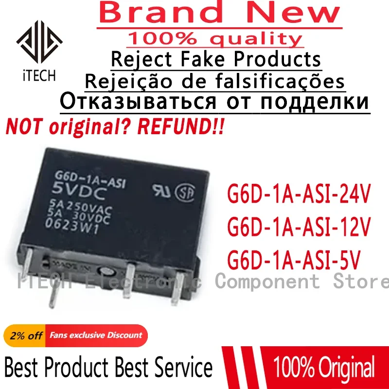 5-10Pcs/Lot G6D-1A-…