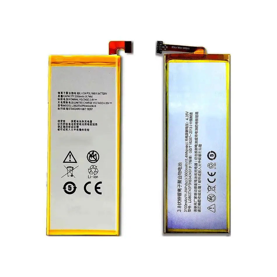 

Mobile Phone Battery Long-Lasting Performance Li3823t43p6ha54236-H Li3830t43p3hb34243 ( Big Bull 3 ) 2300-3100Mah Mini Max