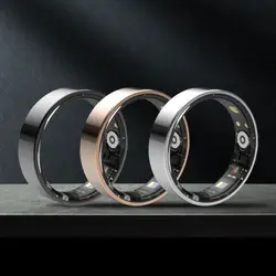 Smart Ring for Men & Women, Bluetooth Sync, Sleep, Heart Rate, Blood Pressure, Oxygen Monitor, 5ATM Waterproof, TK5 smart ring