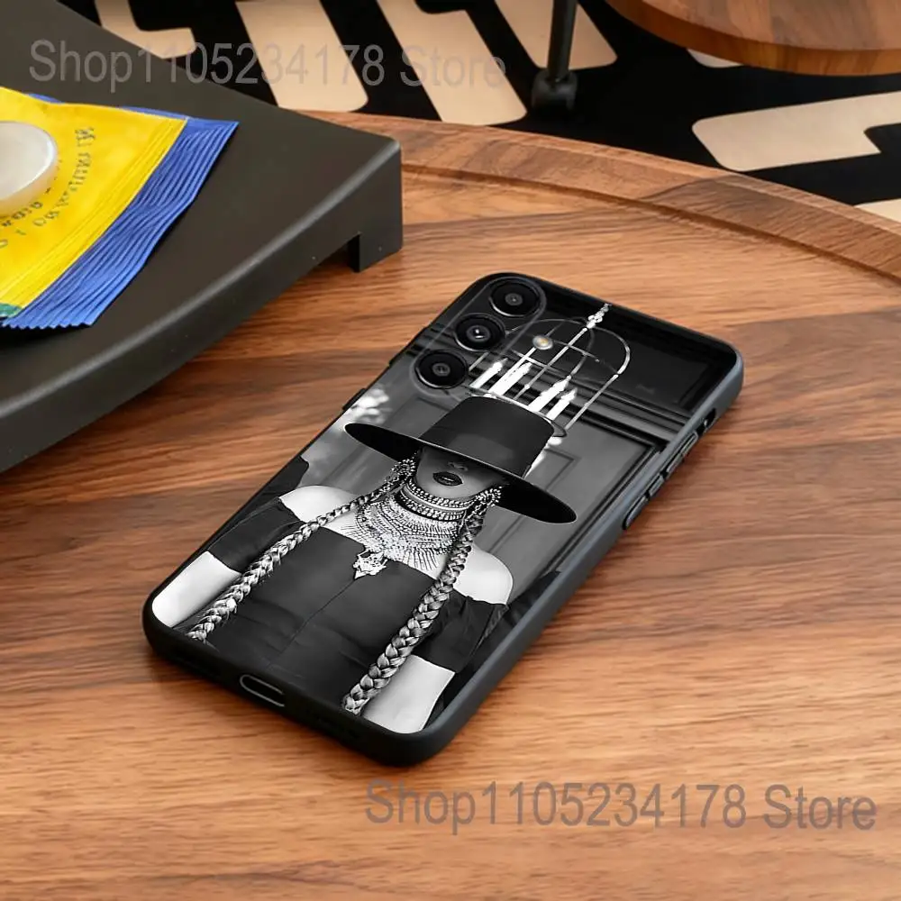B-Beyonce Cowboy Phone Case for Samsung S series s21 s22 s23 s24 s25 FE Plus Ultra TPU Soft to Skin-friendly case