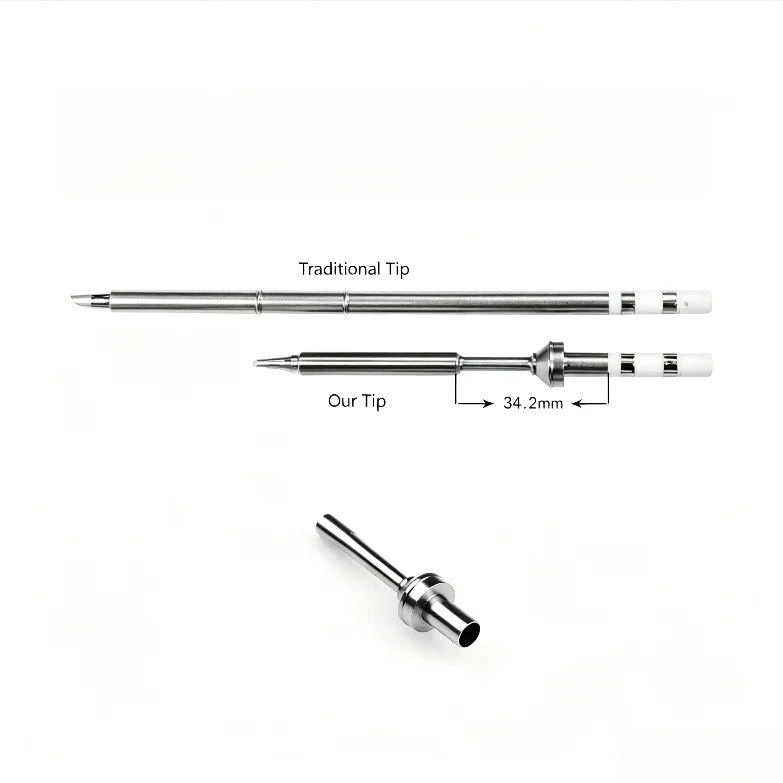 TS101 Soldering Iron Tips Lead-Free Oxygen-Free Copper Long Service Life Welding Heads