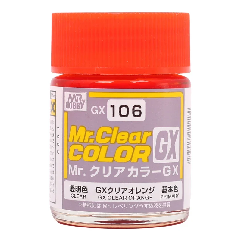 

Краска для сборных моделей MR. HOBBY: Прозрачный глянцевый лак + лак GX100 (GX101-122)