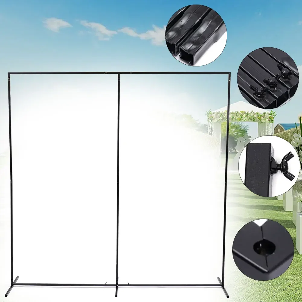 

Элегантная черная свадебная арка для украшения мероприятий, металлическая подставка 2,3 мм, идеальный фон для фотографии, свадебная акция