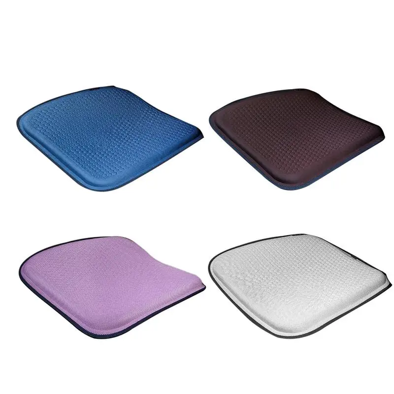 Universal Car Gel Seat Cushion Orthopedic Pillow Breathable Multi Purpose Use Office Chair Wheelchair Massage Auto Seat Pad