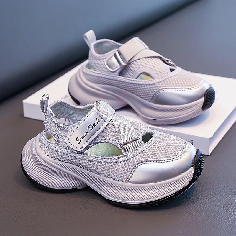 

Trendy Universal Children Walking Shoes Non Slip Rubber Sole Casual All Day Wear Footwear