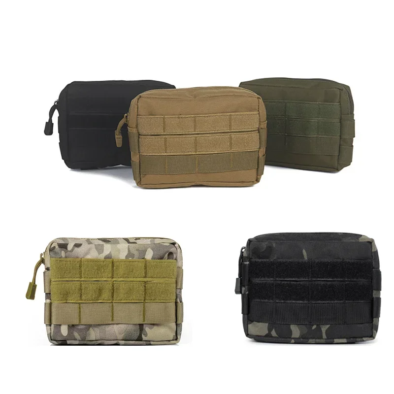 Outdoor military EDC carry tool waist bag molle vest tactical accessory medical first aid bag hunting bag survival equipment