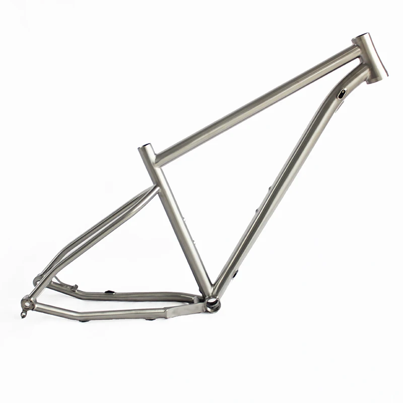 Off-road Titanium Mountain Bicycle MTB Frame Thru Axle