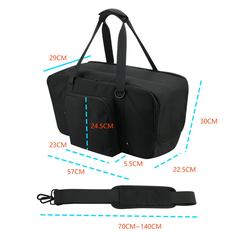 Speaker Carry Case With Shoulder Bags Large Capacity Foldable Protection Speaker Storage For PartyBox Club 120/110 Speakers Part