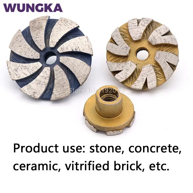 1PCS 35/50/60MM Diamond Dry Grinding Wheel Disc Bowl Shape Concrete Masonry Granite Marble Stone Angle Grinder Dedicated Tools