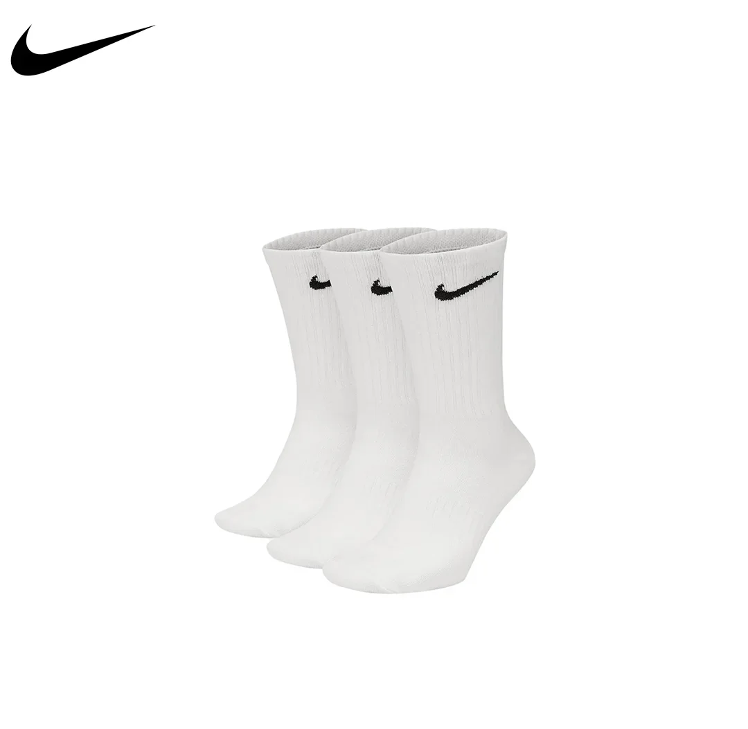 Nike Everyday Lightweight Men\'s and Women\'s Sports Socks 3 Pairs Stockings for Athletic Training SX7676