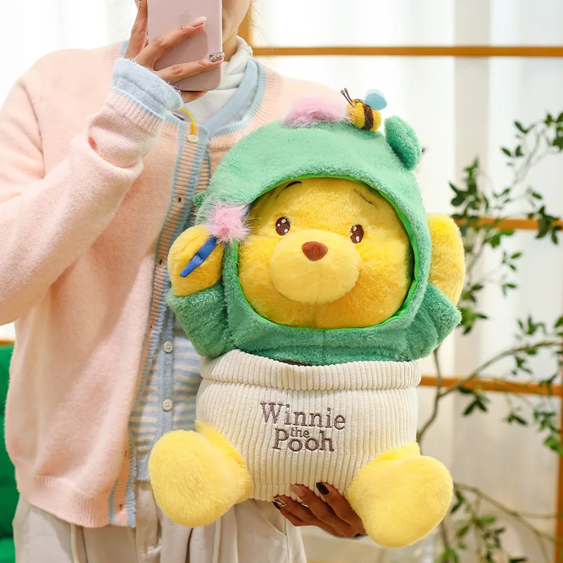 

28/35cm Disney Stuffed Winnie The Pooh Stuffed Plush Toy Cartoon Anime Doll Claw Machine Doll Gift for Girlfriend's Birthday