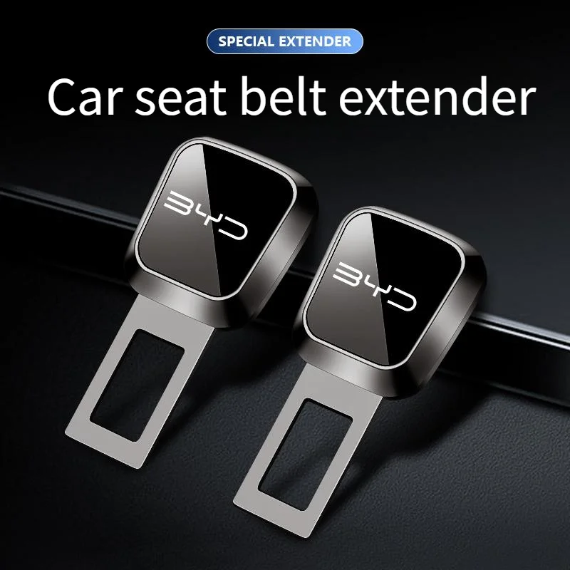 Car Seat Belt Clip Extender Car Safety Seatbelt Lock Buckle Plug For BYD Tang F3 E6 Atto 3 Yuan Plus Song Max F0 G3 I3 Ea1 Dmi