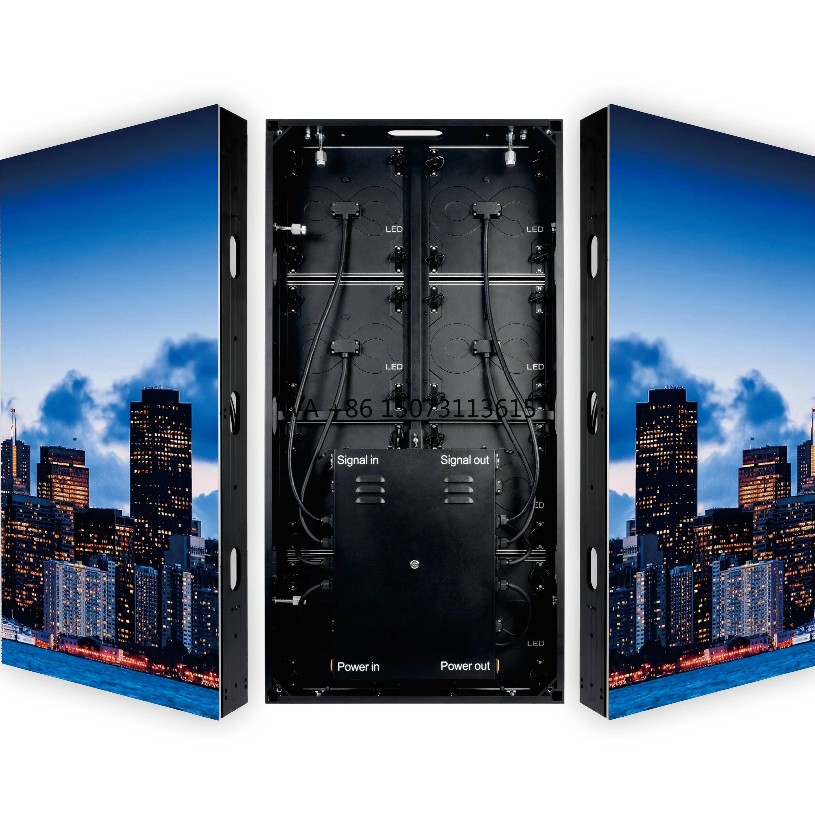 

Large pixel pitch outdoor LED billboards for long-distance viewing of advertising LED display modules