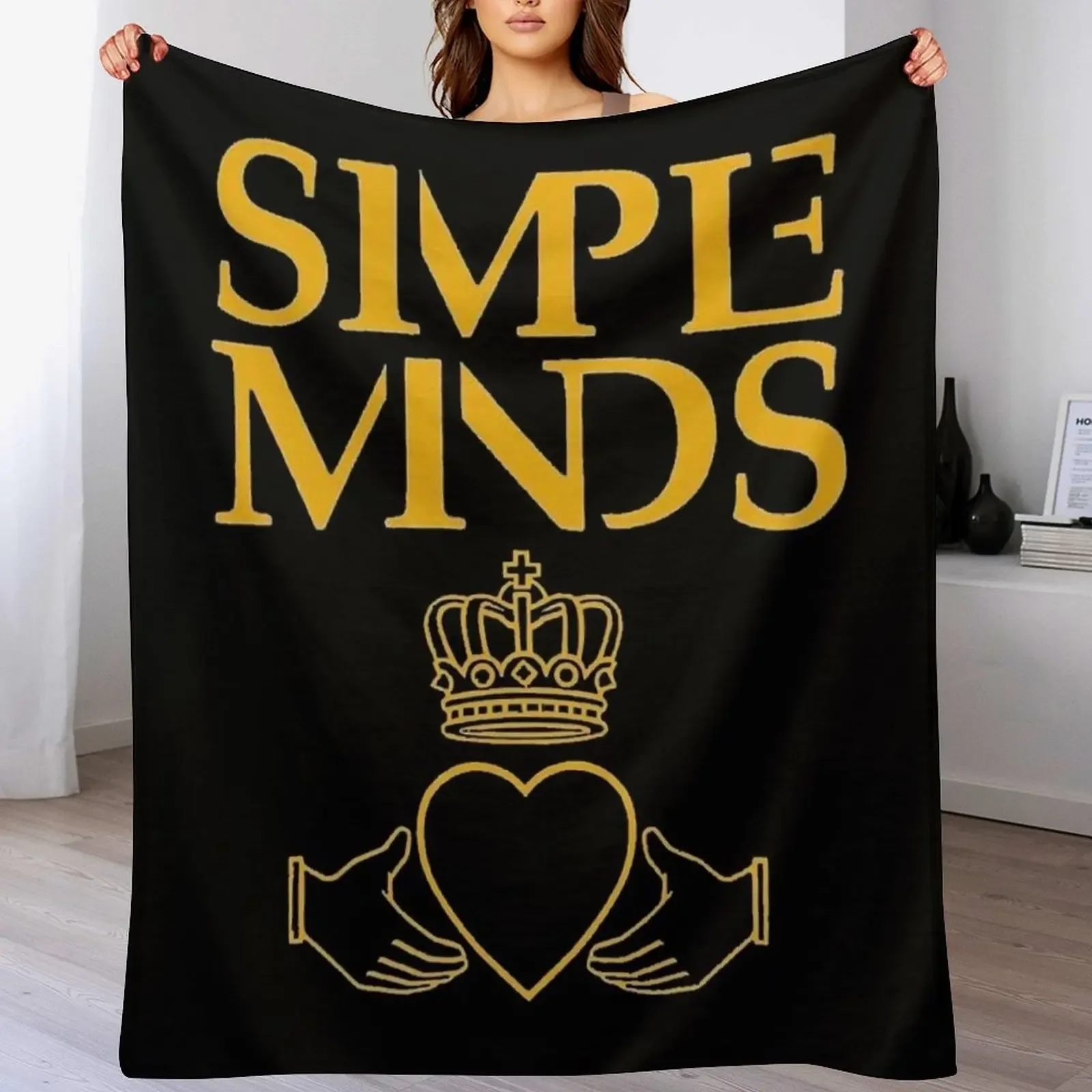 

Simple Minds Logo Tri-blend Throw Blanket warm for winter Decorative Beds For Baby Softest Blankets