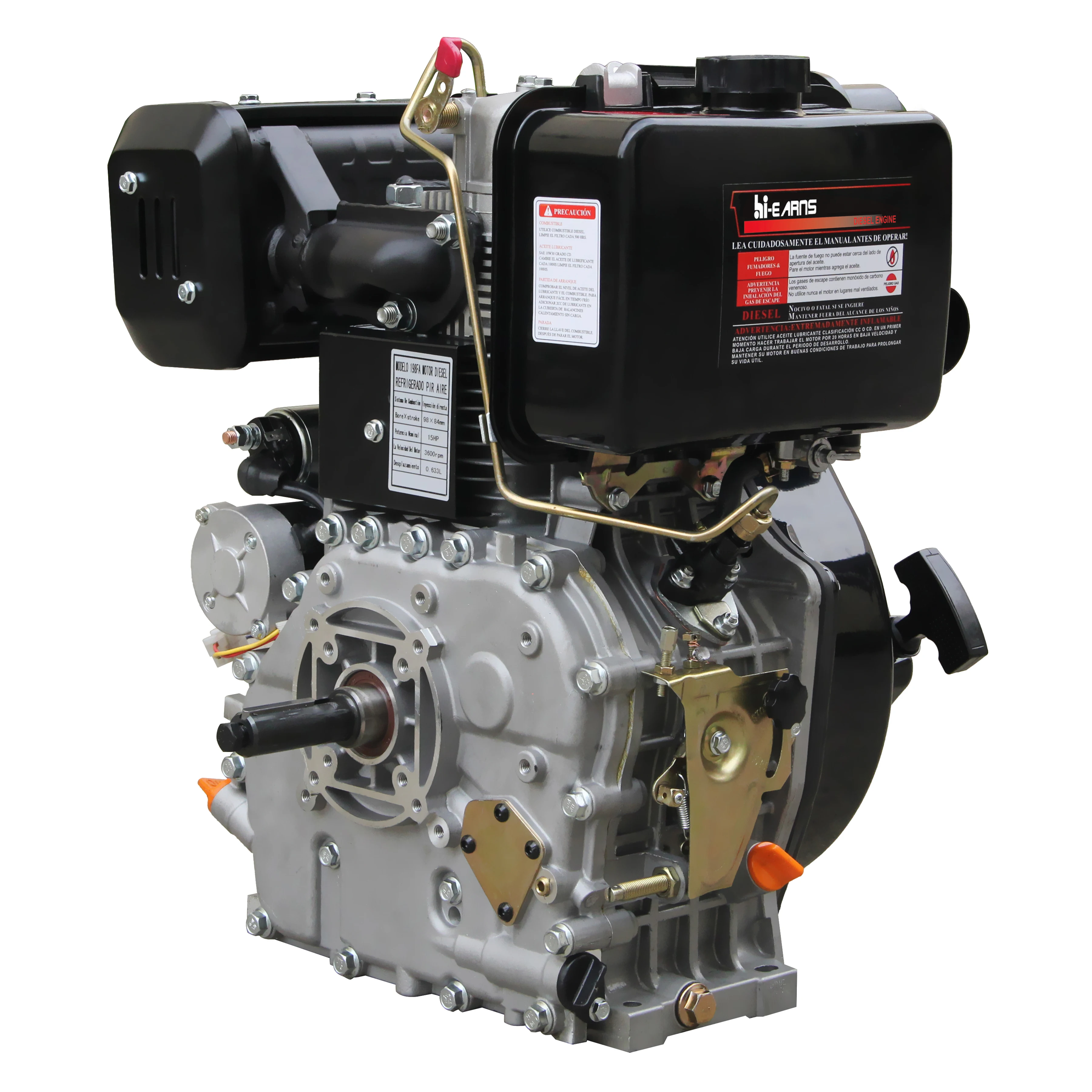 

HR688FG 15hp 16hp Air Coolesd Diesel Engine Single Cylinder 3000rmp Machinery Engines