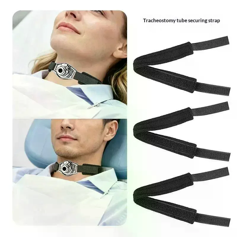 Tracheostomy Tube Collar Tracheostomy Tube Holder Hook And Loop Closure Reusable Tracheostomy Ties For Post Neck Surgery