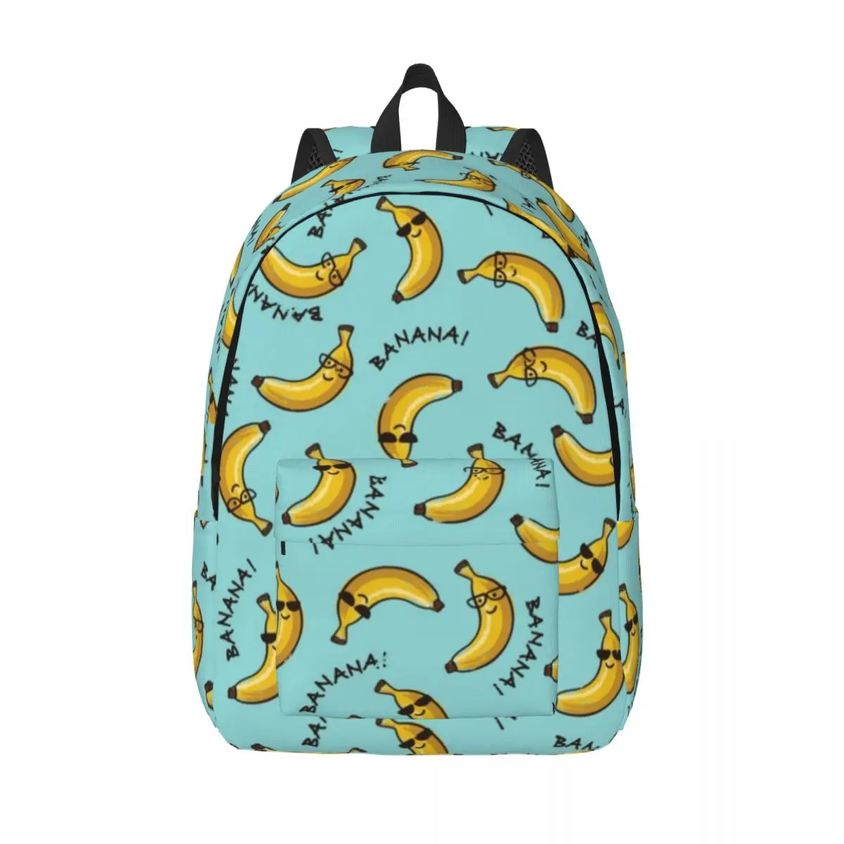 Cool Banana Backpack Male Fruit Cartoon Soft Backpacks Polyester Streetwear School Bags Trekking High Quality Rucksack Xmas Gift