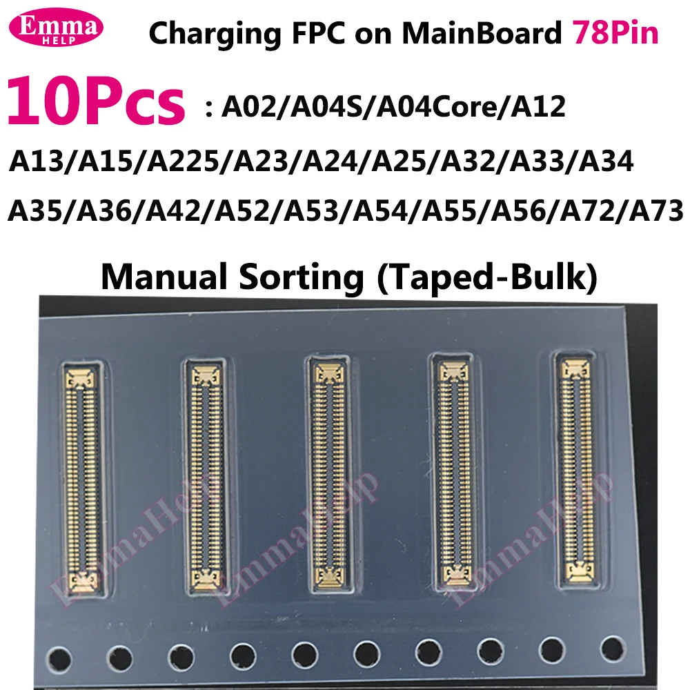 78Pin USB Charging Connector MainBoard FPC For Samsung A15 A23 A24 A52 A34 A35 A36 A53 A54 A54 A55 A56 A72 A73 Board image 5