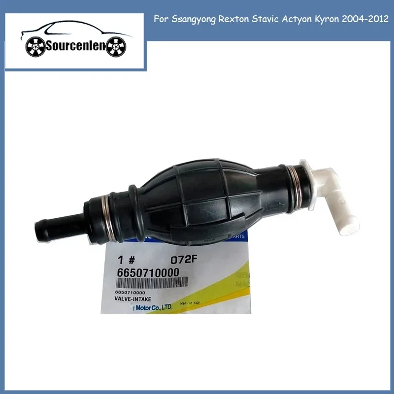 6650710000   Bomba de cebado de combustible genuina para Ssangyong REXTON STAVIC ACTYON KYRON 2004-2012