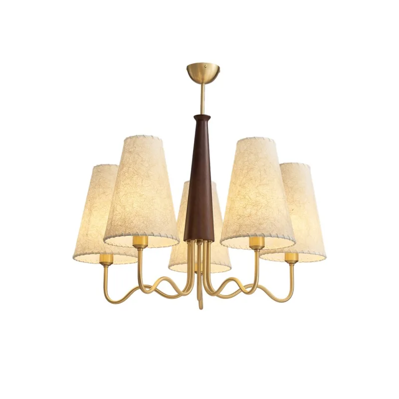 Medieval antique Western chandelier, bedroom retro lamp, dining room main lamp c