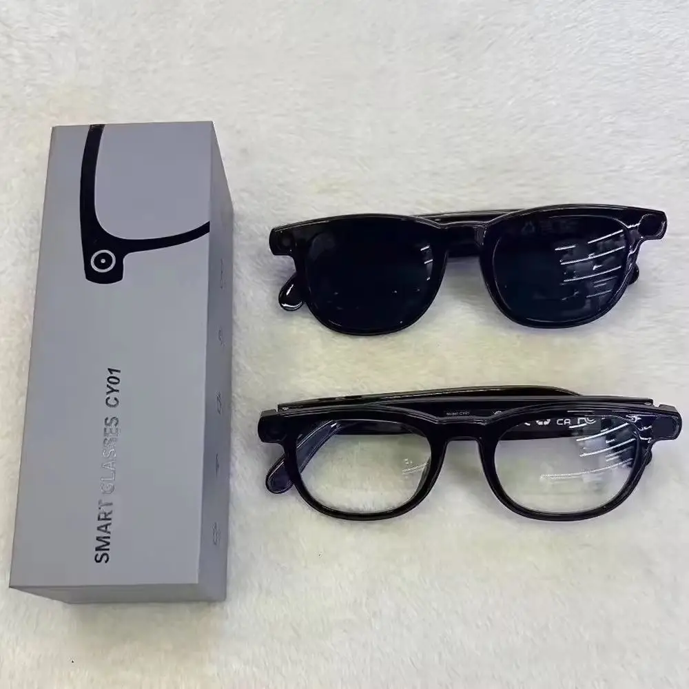 CY01 Smart Sunglasses Photo Video Recording Eye Glasses AI Translator Audio WIFI IP Waterproof Smart Glasses with 1080 HD Camera view 2