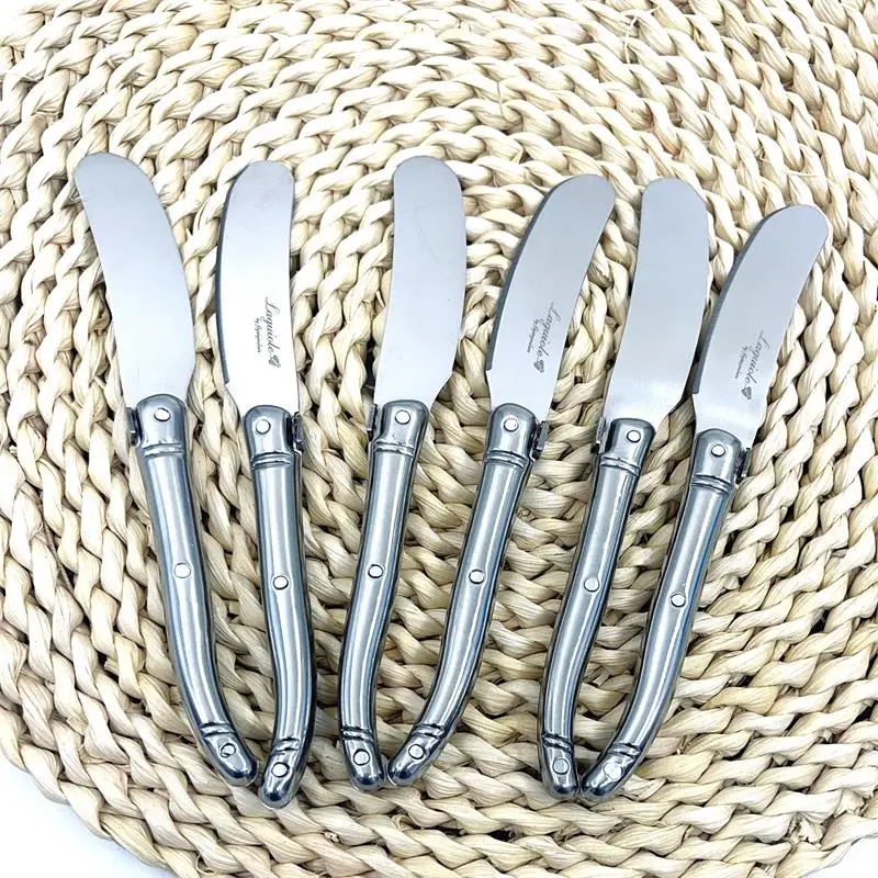 Laguiole زبدة الموزعات سكاكين الجبن الفولاذ المقاوم للصدأ سكين الزبد المطبخ الفضيات مطعم بار الجبن أدوات طفل 4-10 قطعة