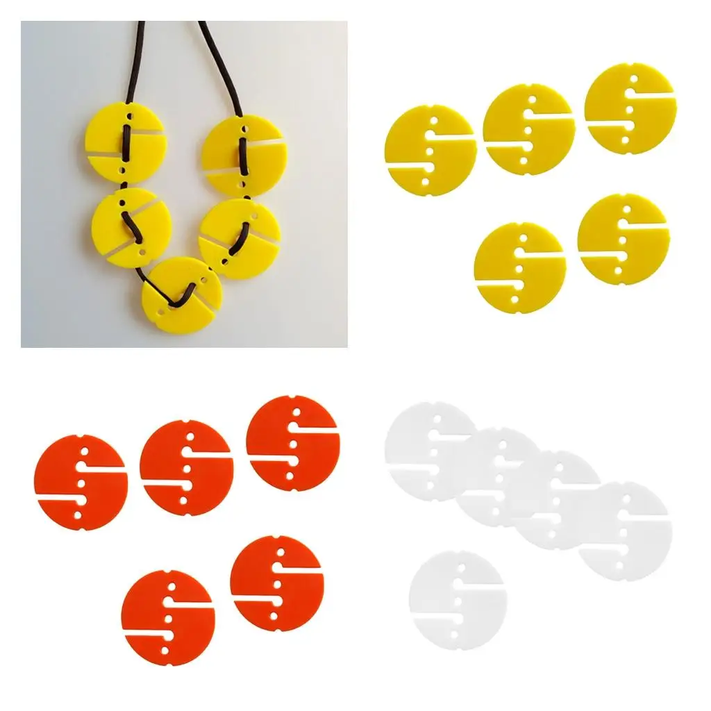 Compact PVC Dive Line Marker Arrow 5 Piece Durable Marking for Technical Cave Wreck Scuba