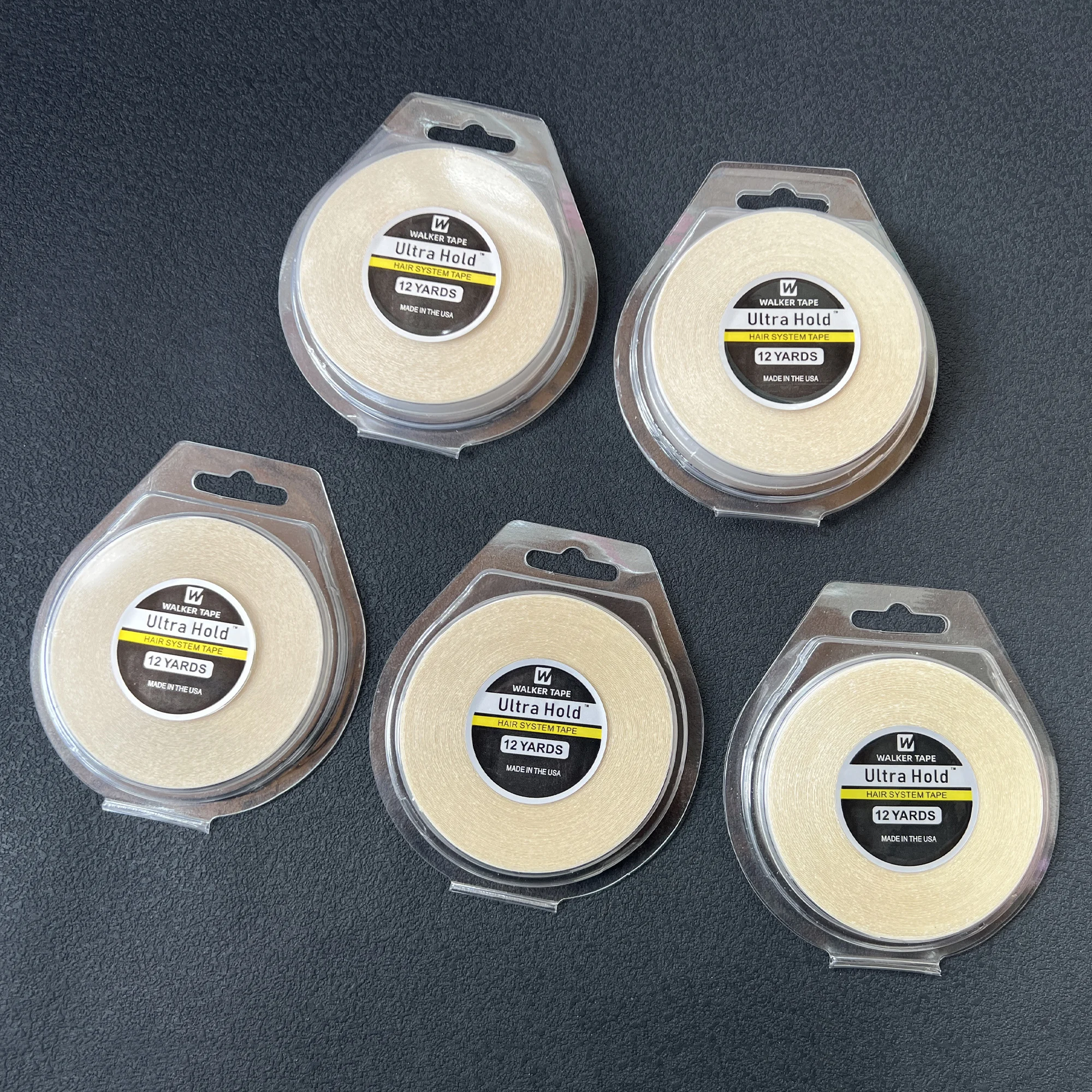 

Лента для систем наращивания волос 12/36 ярдов, синяя двусторонняя клейкая лента для париков и накладных прядей, инструменты для укладки волос