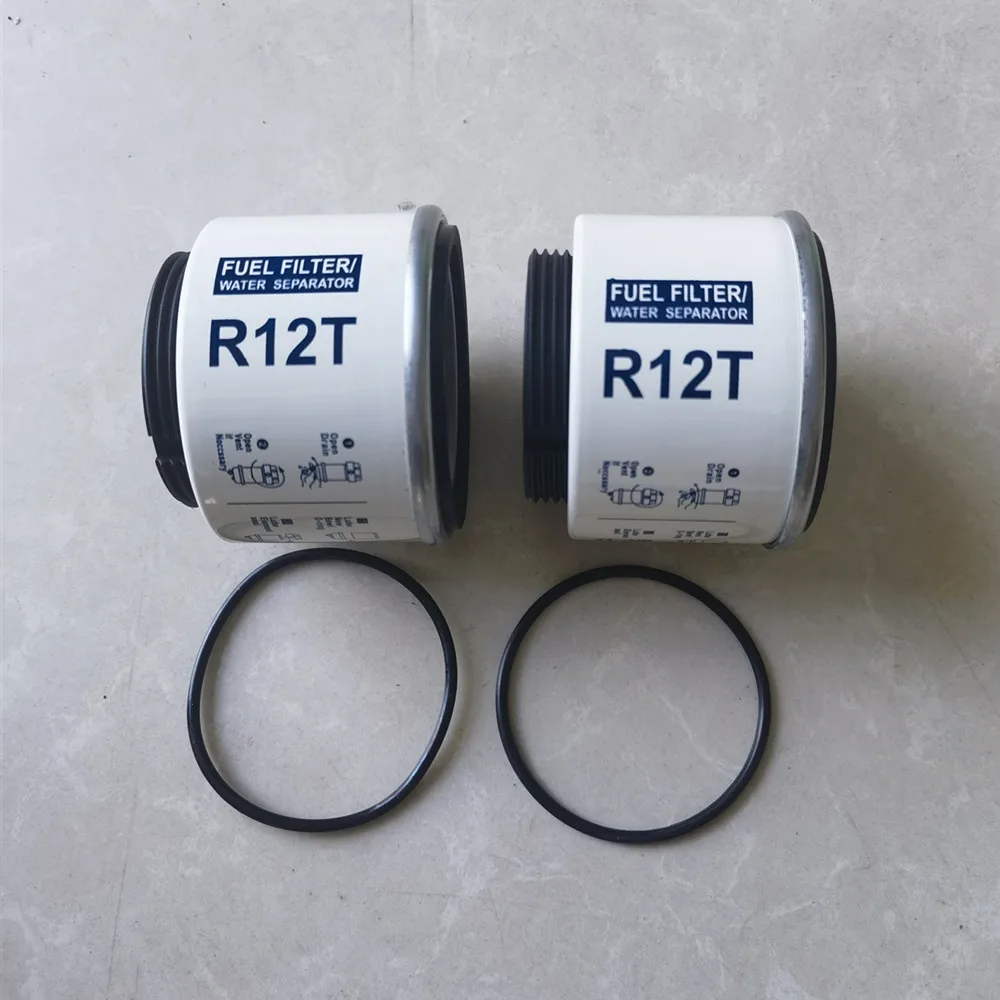 2Pcs R12P R12S R12T Racor 140R 120At S3240 Npt Zg1 / 4-19 SFC-8801-10 Fuel Water Separator Filter