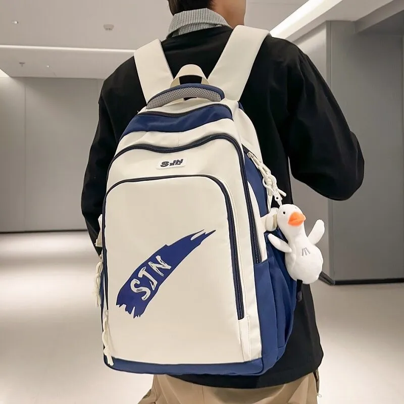 High Capacity Backpack for Boys And Girls Middle School Students New Fashion Double Shoulder Bag Trendy High School Students ...