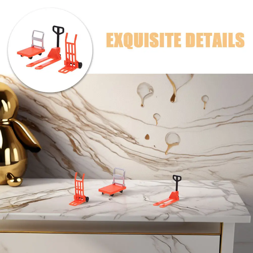 6Pcs Miniature Construction Set Kids Traffic Road Barricade Interactive Play Educational Tools Parking Obstacles Safety view 2