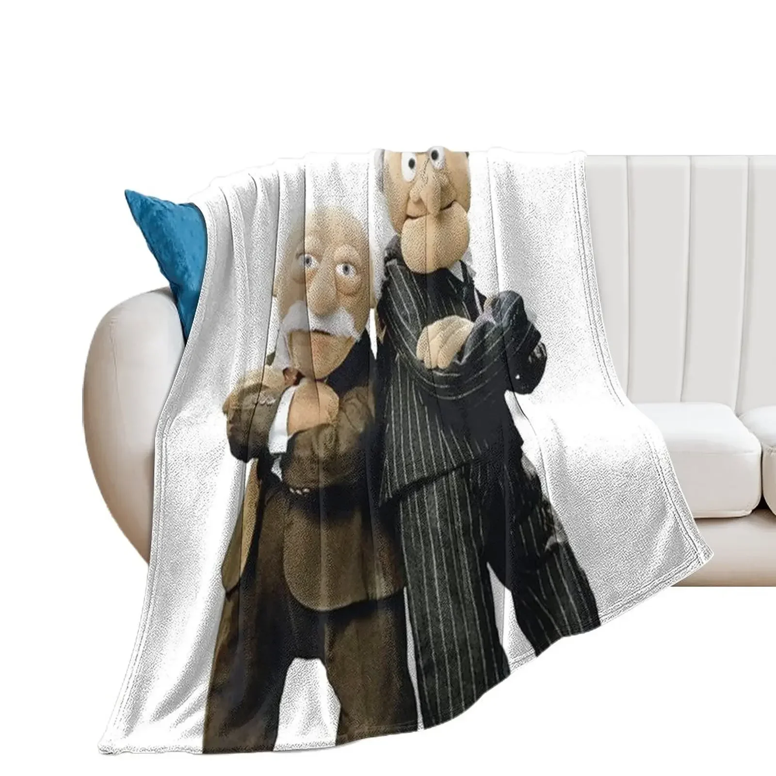 

Statler and Waldorf Throw Blanket christmas gifts Soft Big decorative Blankets