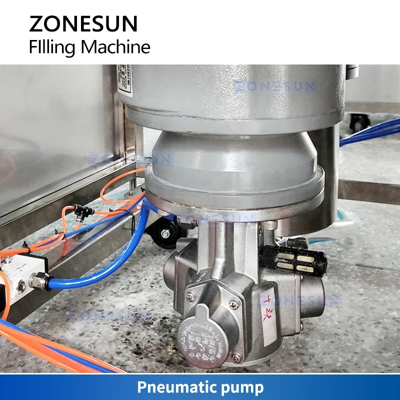 ZONESUN ZS-PXF10 Automatic Perfume Filling Machine 10 Heads Rotary Vacuum Glass Bottle Liquid Filler Cosmetic Packaging Line view 6