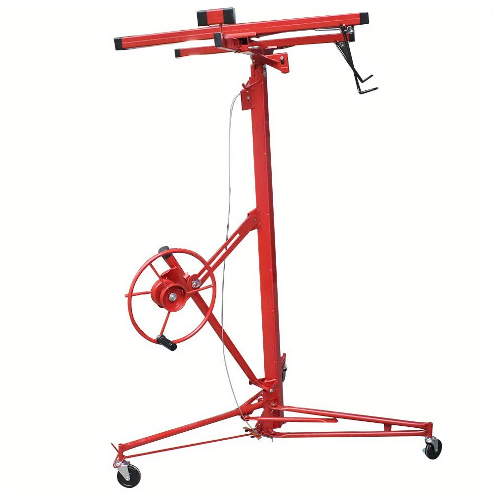 16FT Drywall Lift Sheetrock Lift Rolling Panel Hoist Jack Lifter Fit for Drywall Panels