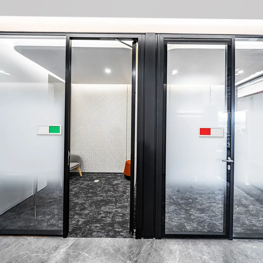 

2pcs Office Door Sign Meeting Room Slide Privacy Slider Plastic Indicator For Restroom Toilet Conference Room Strong