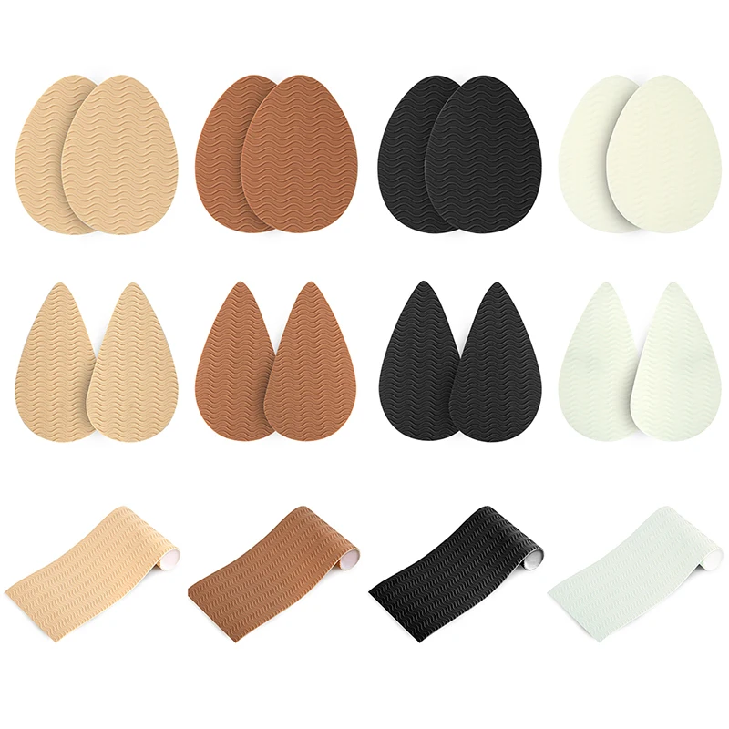 1/2PCS Unisex Sole Non-slip Sticker High Heel Forefoot Anti-skid Pad Sole Noise-absorbing Wear-resistant Anti-slip Pad