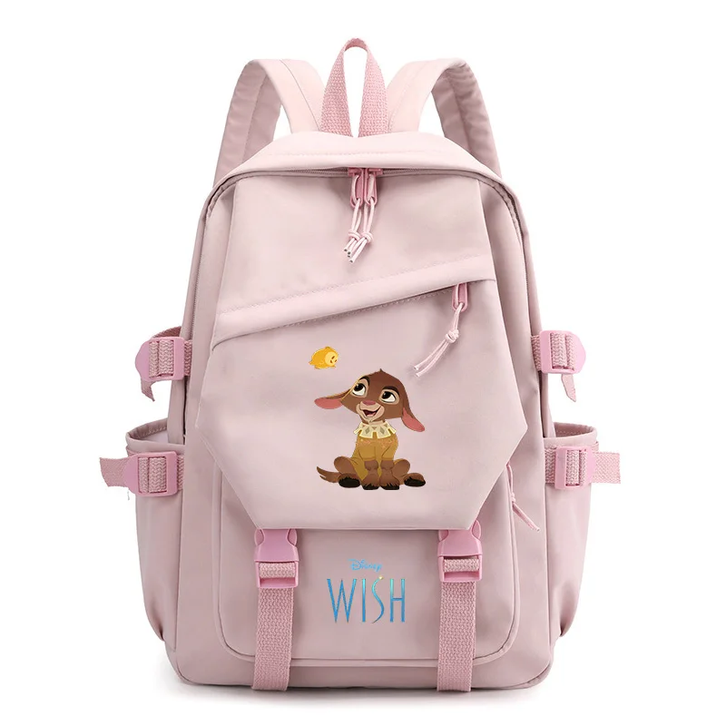 

MINISO New Movie Wish Boys Girls School Book Bags Women Bagpack Teenagers Backpack Mochila